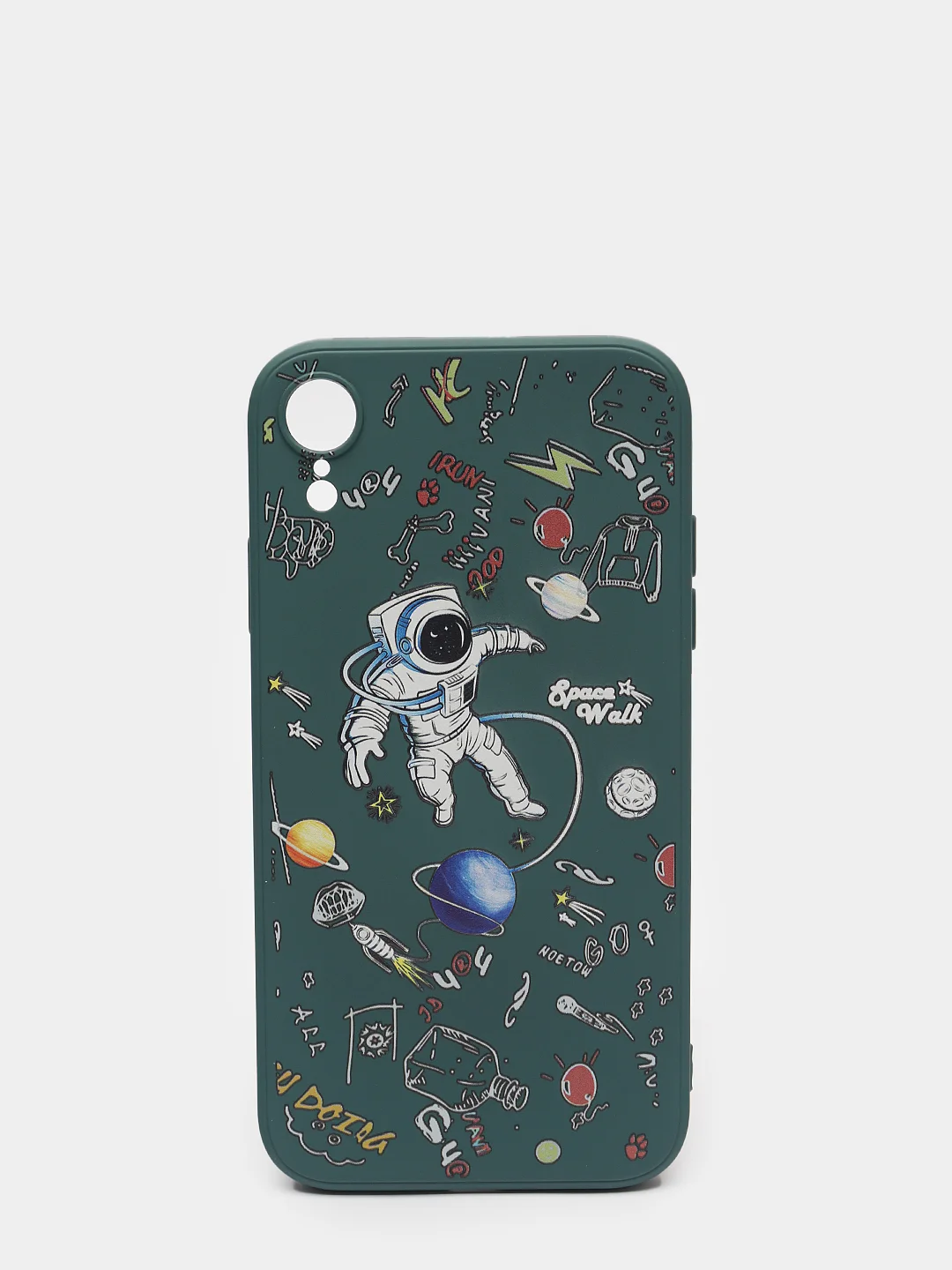 Лесной зеленый чехол "NASA" для iPhone 7/8 Plus/X/XS/XR Max/11 Pro Max/12/13 Pro max/mini
