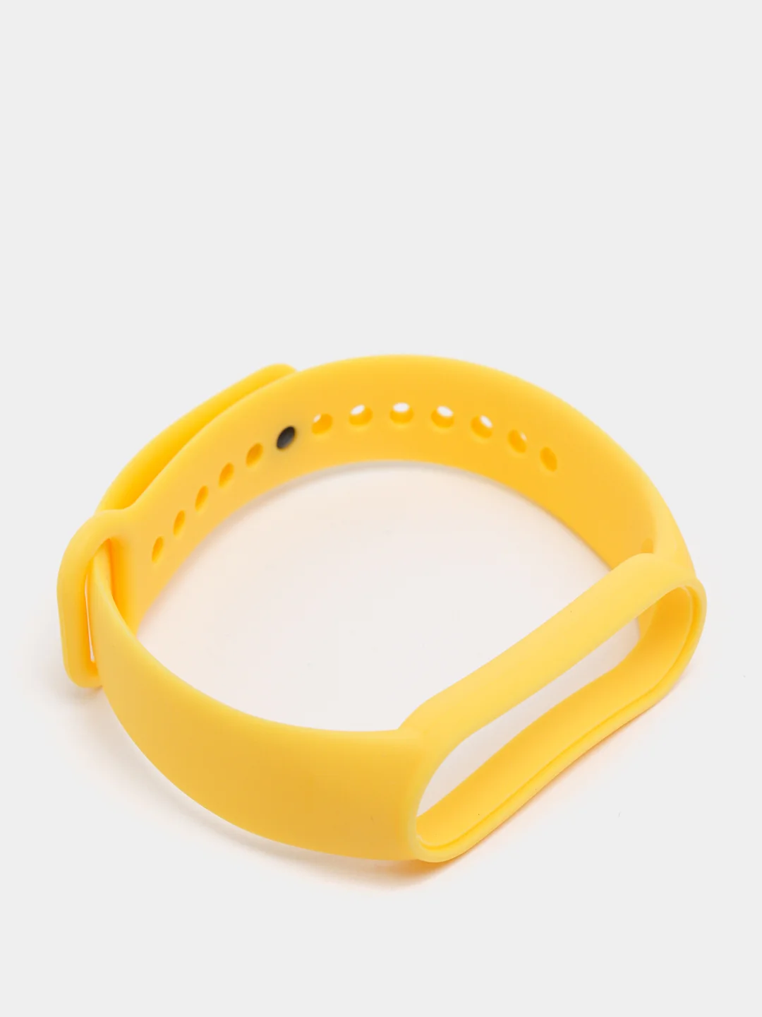 Желтый силиконовый ремешок для Xiaomi Mi Band 5, Mi Band 6, ми банд 5/6