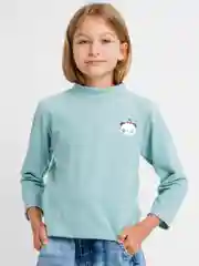 Мятный детская толстовка утепленная
