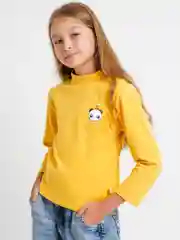 Желтый детская толстовка утепленная