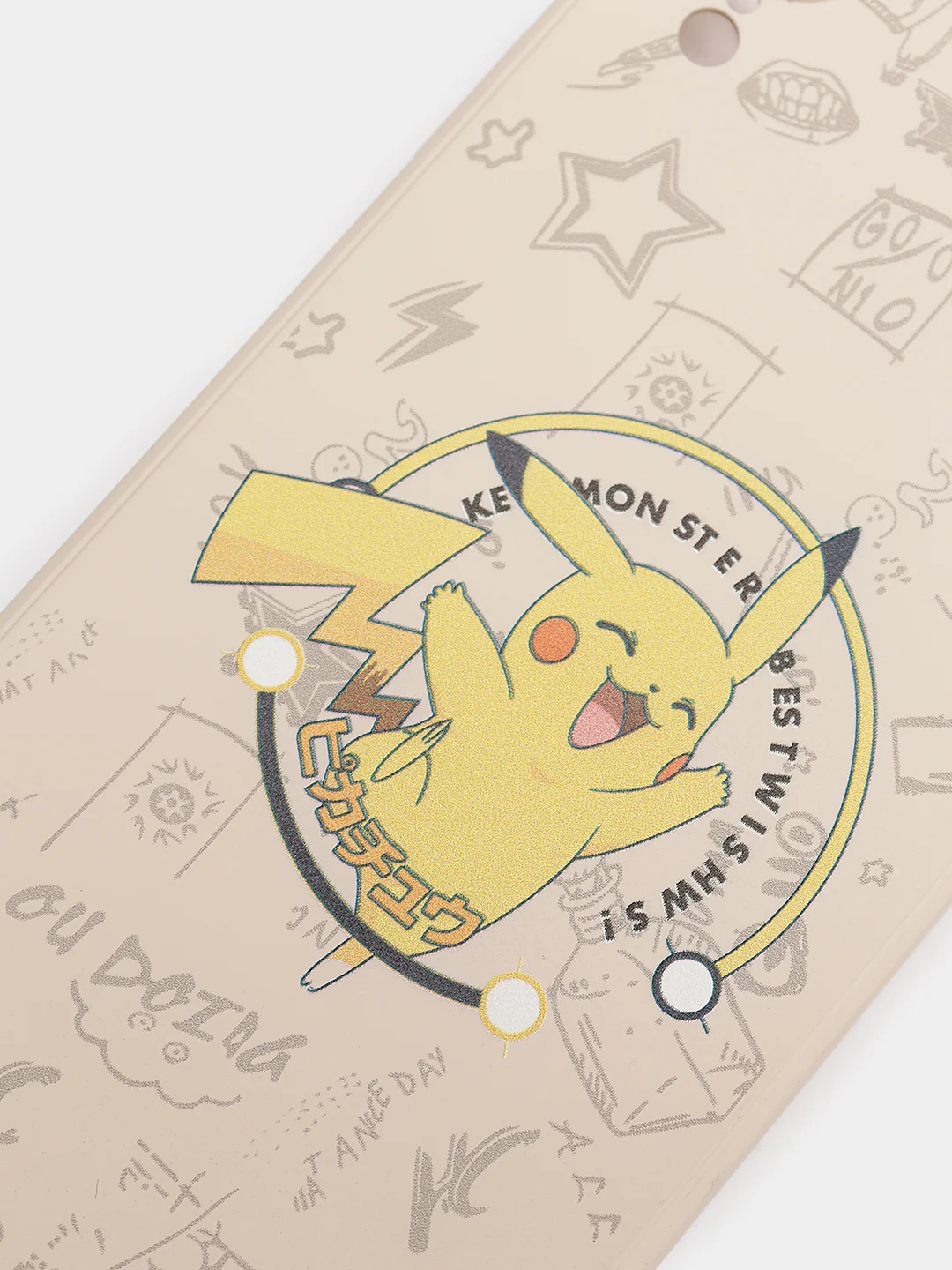 Белый чехол силиконовый Pokemon "Пикачу" для iPhone 7/8 Plus/XS/XR/SE Max/11/12 Pro Max/13