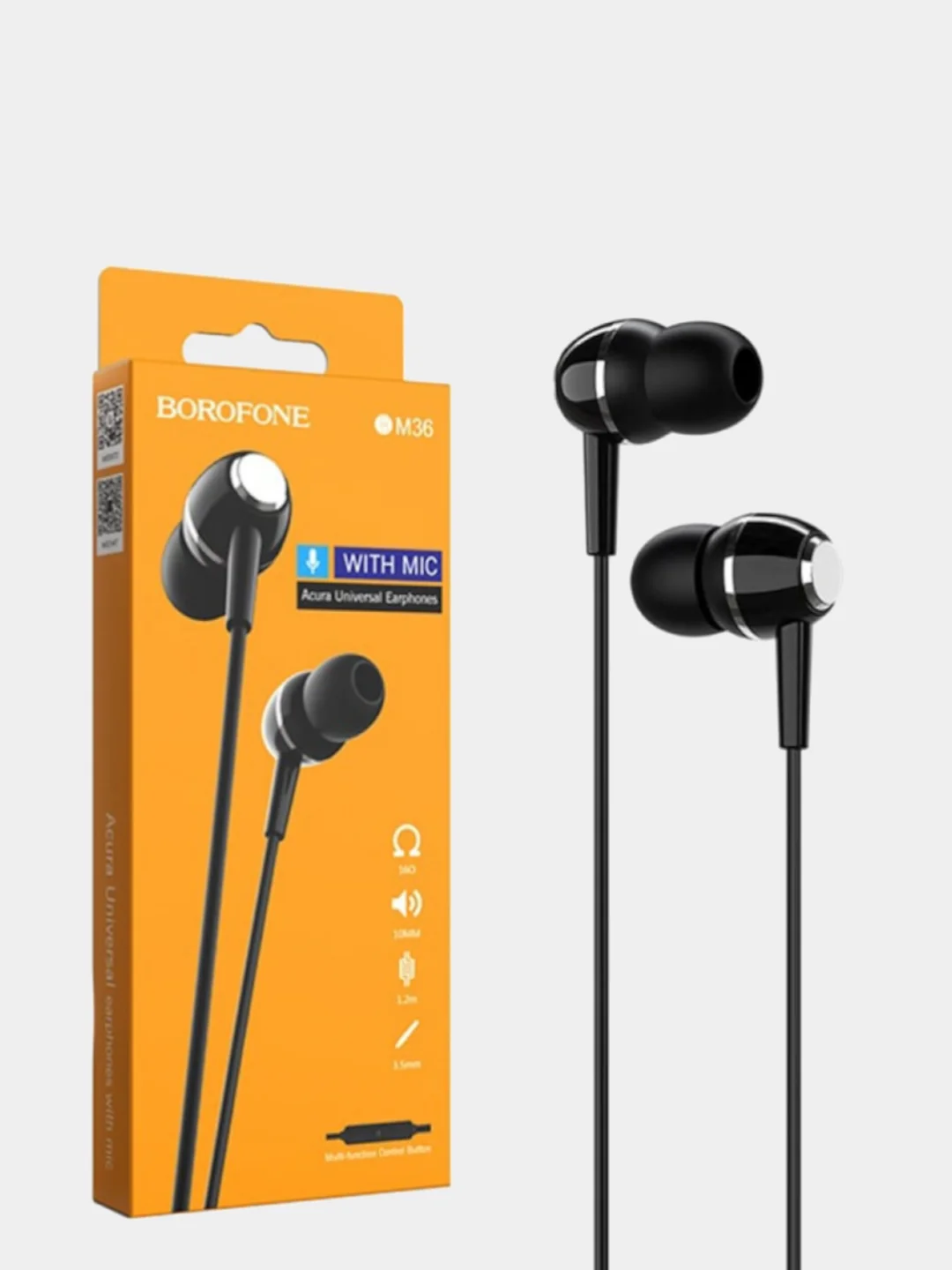 Вакуумные наушники с микрофоном Borofone BM36
