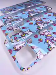 Чехол c принтом "Единороги" для iPhone X, XS, 7, 8, 11, 12, 12 Pro, 12 Pro Max