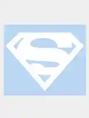 Наклейка на авто "SUPERMAN - СУПЕРМЕН" 15х12см