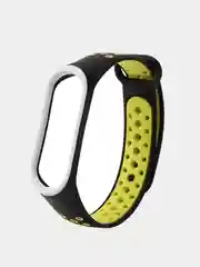 Зеленый силиконовый ремешок для Xiaomi Mi Band 3 и Mi Band 4 (Спортивный)