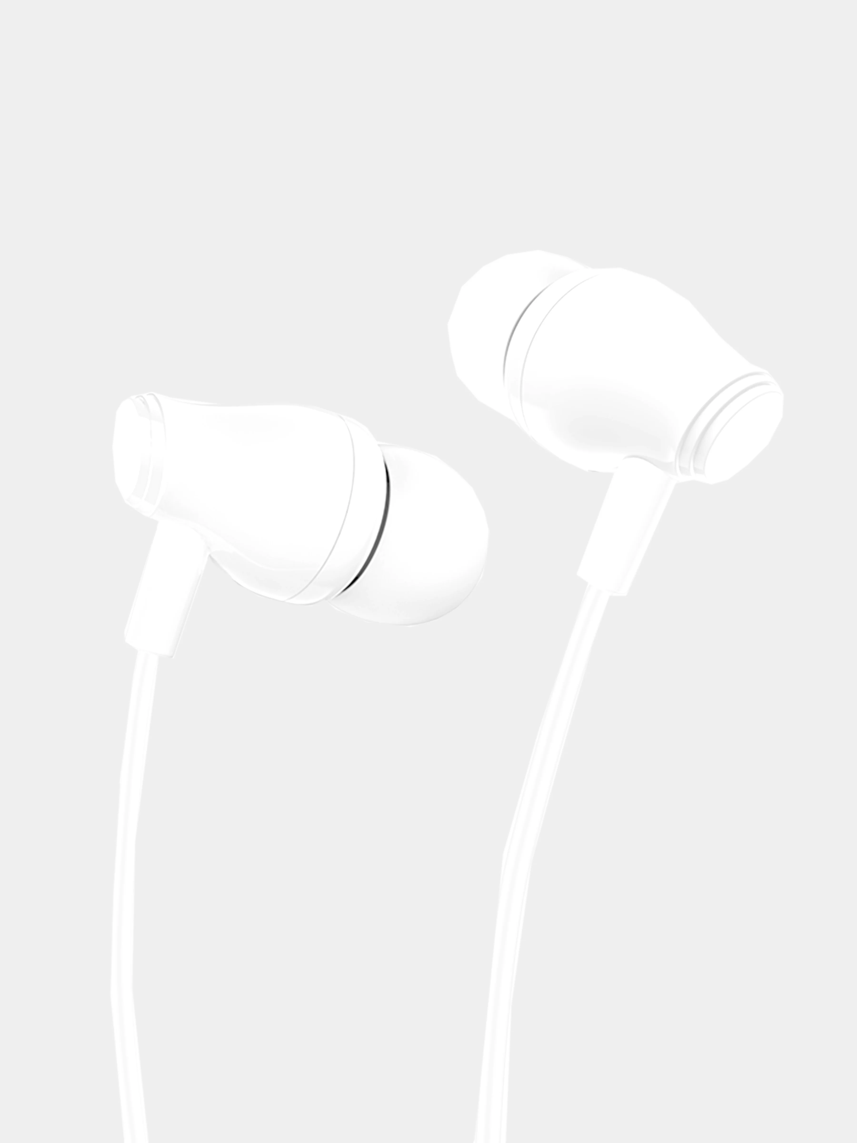 Белый наушники BOROFONE BM61 Wanderer 3,5mm