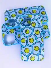 Чехол-накладка с принтом "Яичница" для iPhone (Айфон) 11, 12, 12 Pro, 12 Pro Max