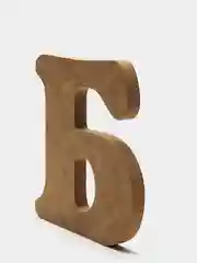 Деревянные буквы и цифры