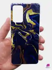 Черный чехол Samsung Galaxy A02S/M02S с рисунком