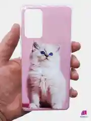 Серый чехол Samsung Galaxy A02S/M02S с рисунком
