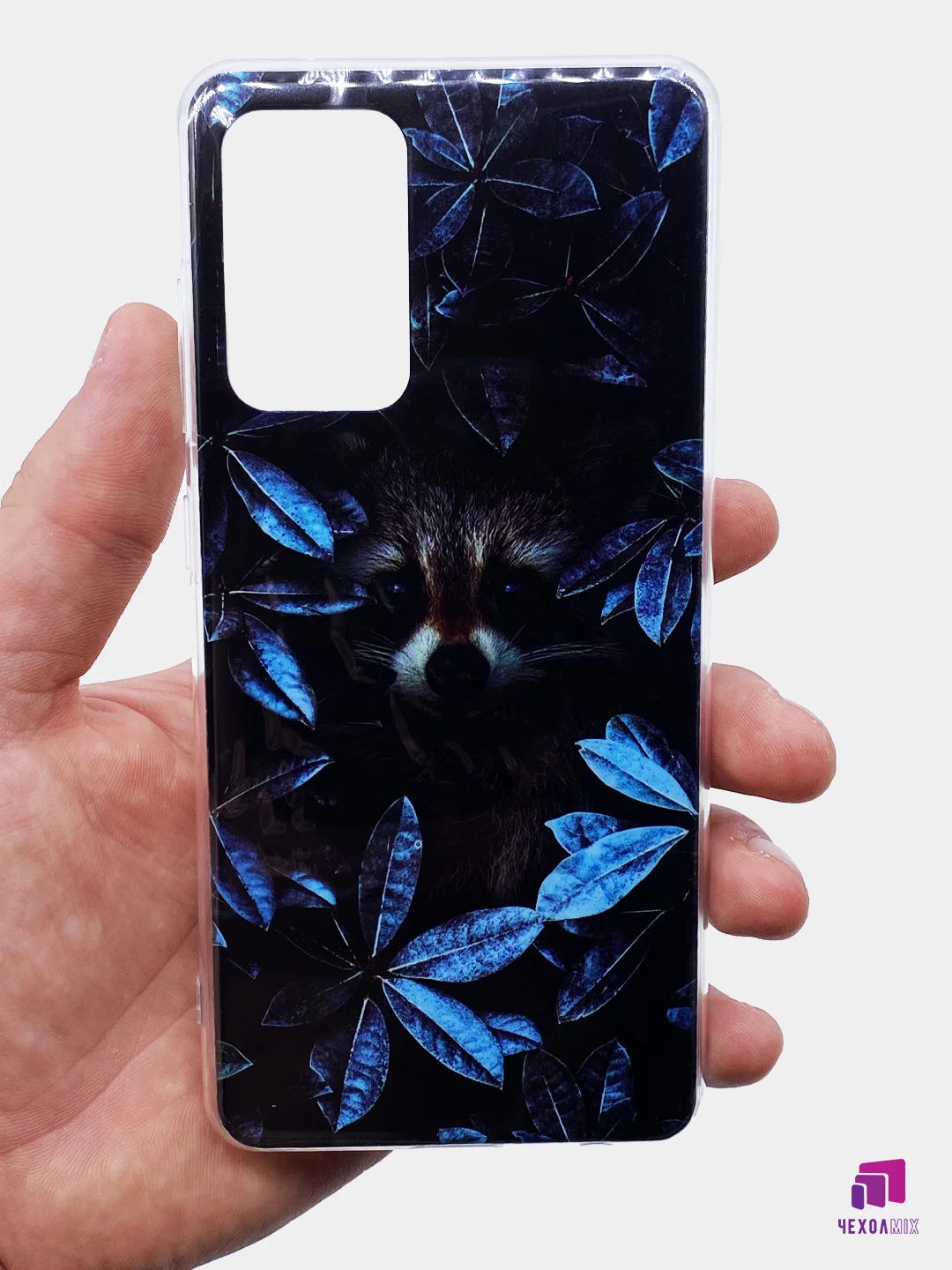 Коричневый чехол Samsung Galaxy A02S/M02S с рисунком