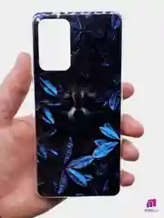 Коричневый чехол Samsung Galaxy A02S/M02S с рисунком