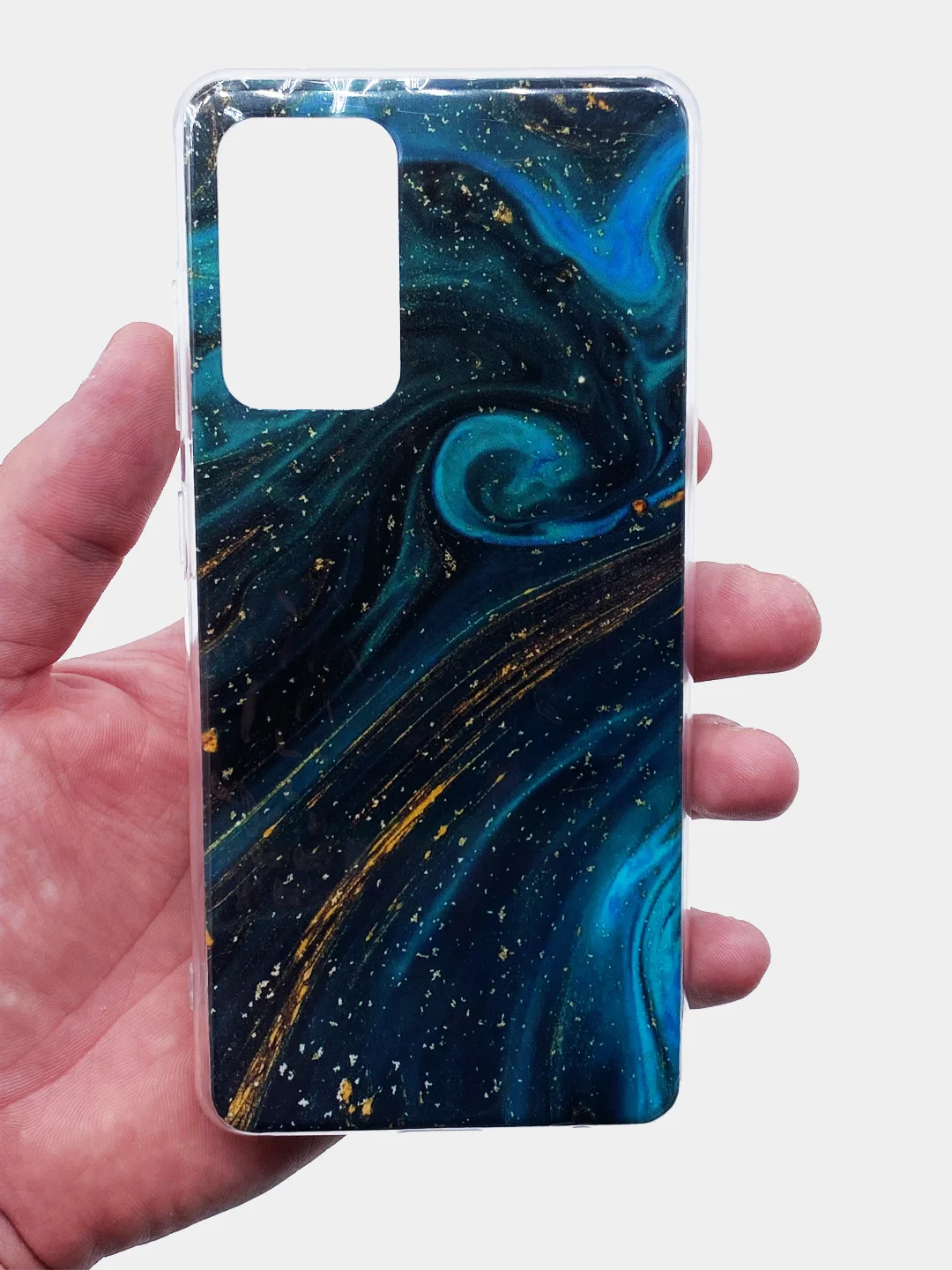 Хаки чехол Samsung Galaxy A02S/M02S с рисунком