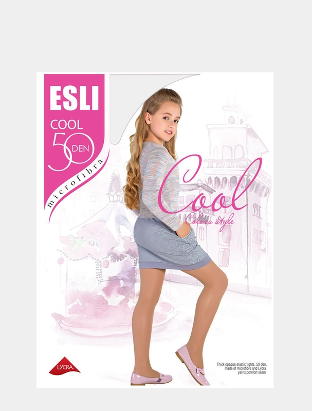 Колготки ESLI "Cool" детcкие, 50 ден, черные