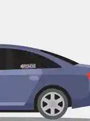 Белый наклейка на автомобиль "в розыске"