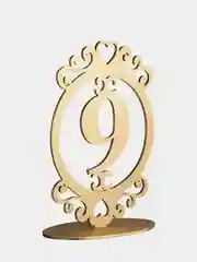 Цифры на стол на любое событие, оформление интерьера