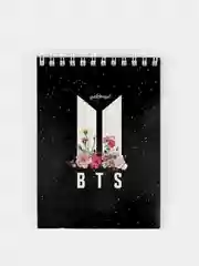 Розовый блокноты BTS K-POP, БТС