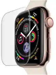 Защитное 3D стекло для Apple Watch 38/40/42/44 мм. (полная проклейка)с Уф лампой