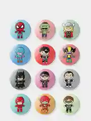 Значки Marvel "Супергерои", 25 мм