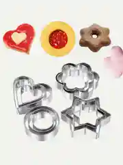 Форма для печенья кондитерская/формочка вырубка для печенья и вырезания вафель, 12 шт