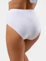 Белый трусы женские в рубчик