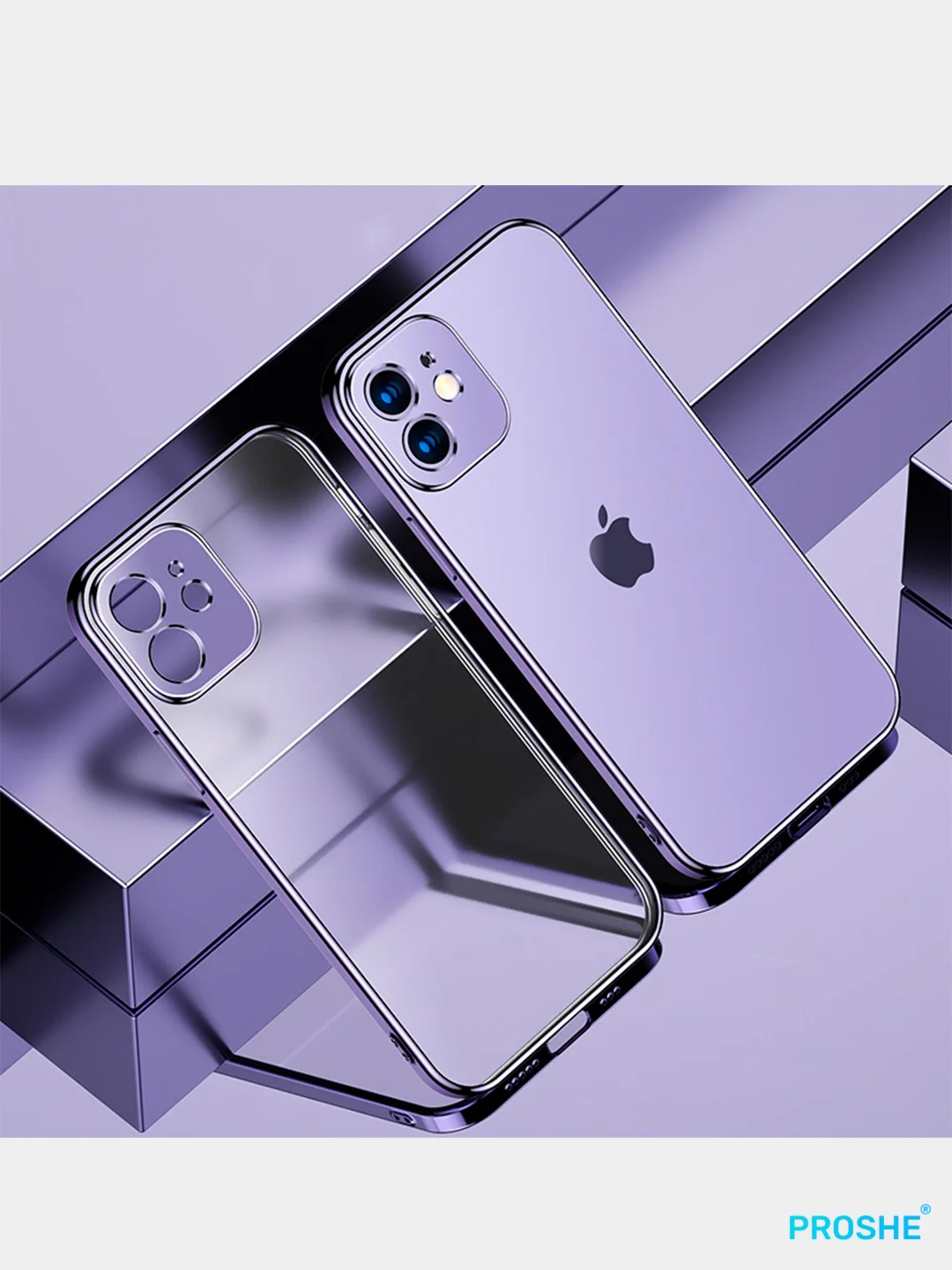 Фиолетовый чехол для Apple iPhone 11, 12, 13, 12 Pro, XS Max, силиконовый