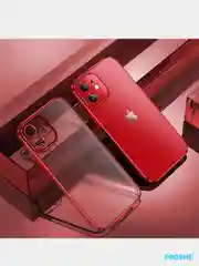 Красный чехол для Apple iPhone 11, 12, 13, 12 Pro, XS Max, силиконовый
