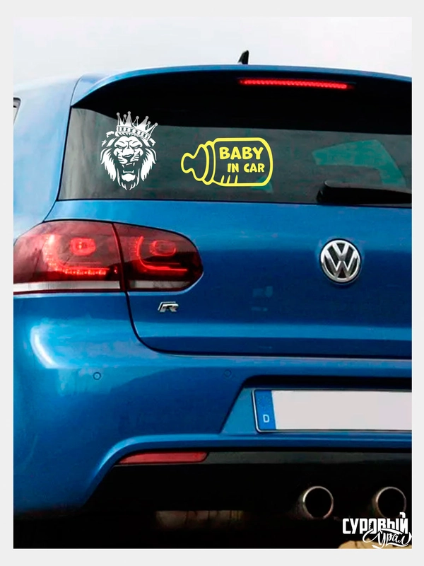 Наклейка на авто Baby in car