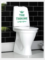 Наклейка на унитаз "Трон" (Тhe throne)
