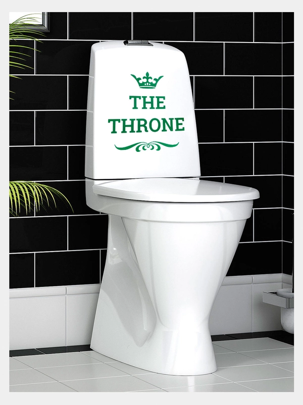 Наклейка на унитаз "Трон" (Тhe throne)