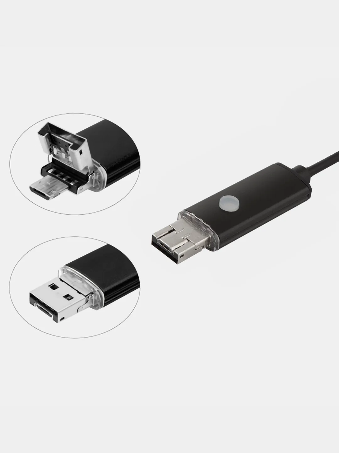 Эндоскоп водонепроницаемый с подсветкой Орбита OT-SME11, 640 х 480, USB microUSB