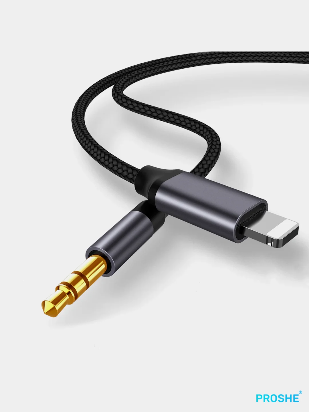 Кабель - переходник Lightning на 3.5мм AUX для Apple iPhone адаптер