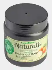 Маска для волос Compliment Naturalis 3 в 1 с луком (укрепление-блеск-объём), 500 мл