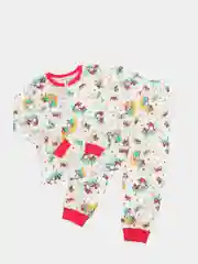 Коралловый пижама детская для девочки