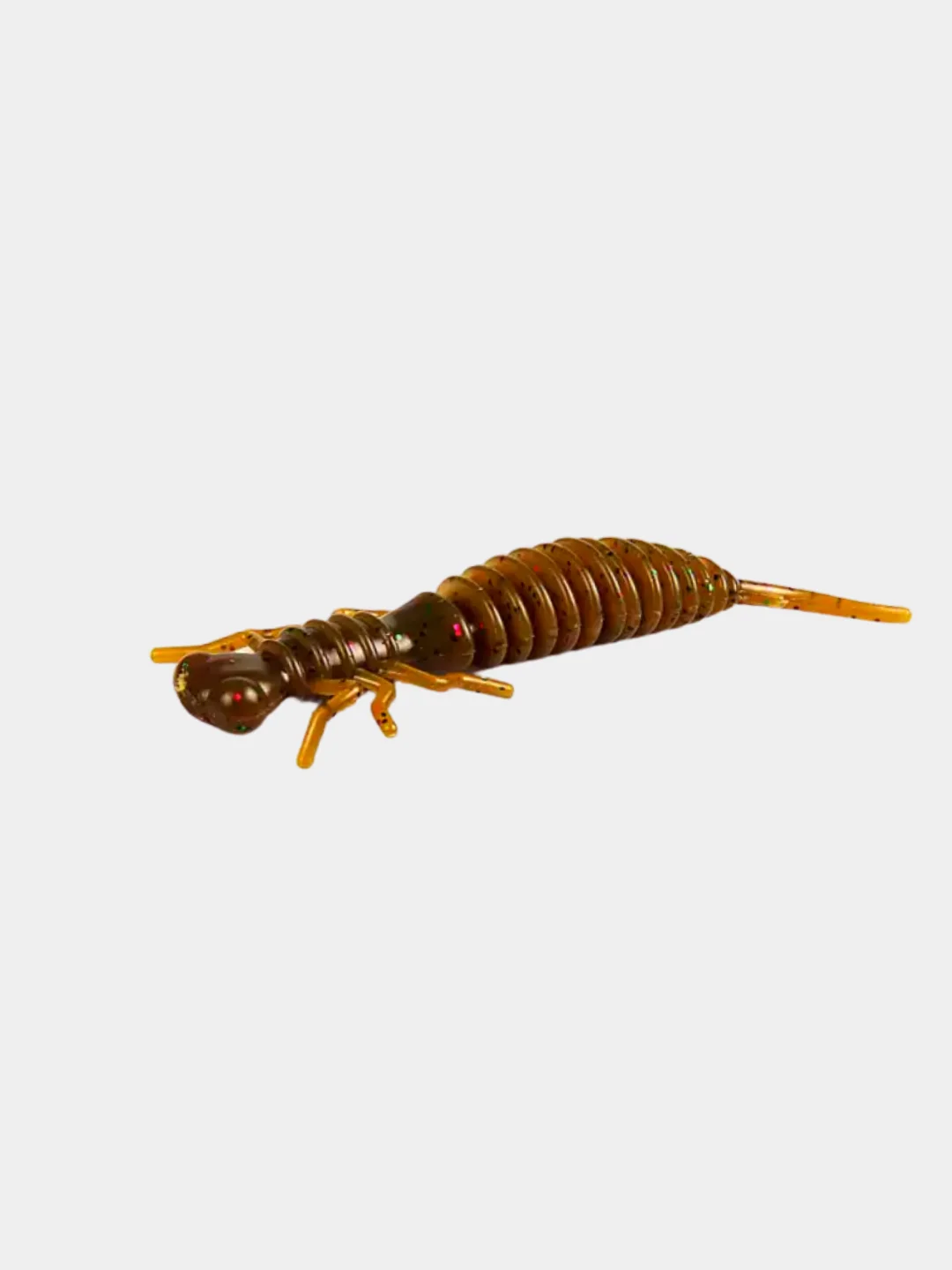 Коричневый силиконовая приманка Dr. Beetle, 50 мм, 5 штук