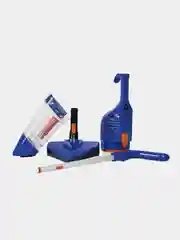 Синий вертикальный ручной пылесос Arnica Klik Klak, синий