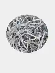Серебряный наполнитель с блёстками для подарочных коробок  100 гр