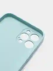 Бирюзовый чехол iPhone 12 Pro Max с принтом