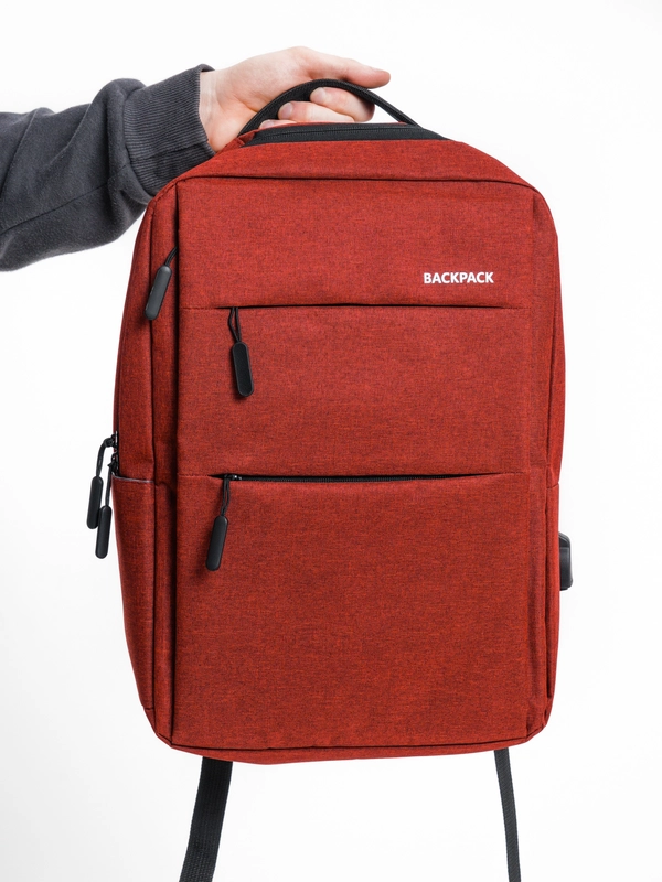 Рюкзак "BackPack" унисекс, повседневный прочный городской для ноутбука синий 15"6, 19,5л