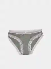 Серый трусы хлопковые женские