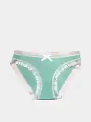 Мятный трусы хлопковые женские