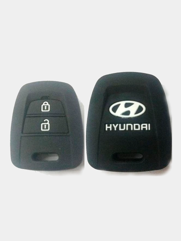 Чехол ключа зажигания Hyundai (2 кнопки) силикон