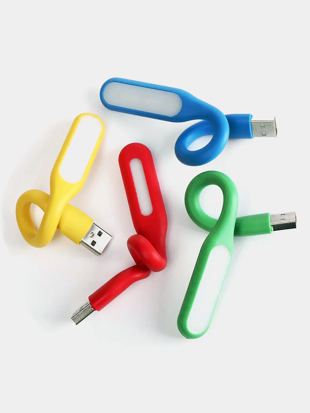 Розовый светодиодный USB светильник, гибкая LED лампа, фонарик