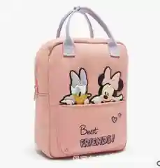 Розовый рюкзак из ткани, рюкзак для детей