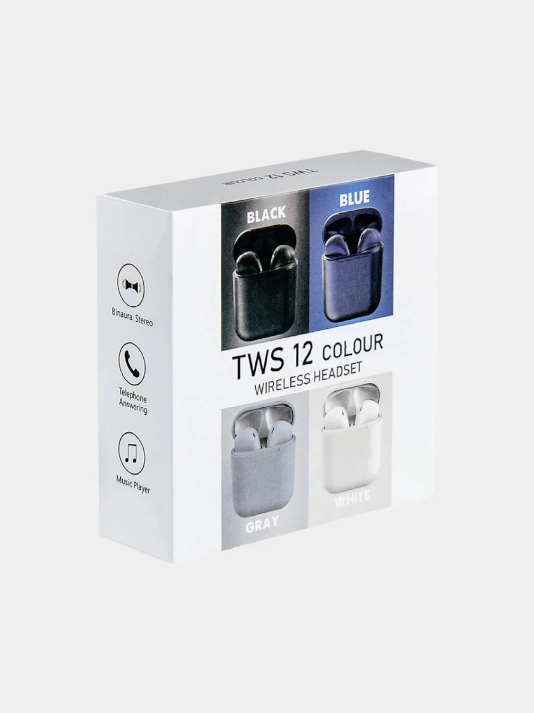 Беспроводные наушники TWS 12 ЦВЕТНЫЕ наушники-вкладыши BLUETOOTH
