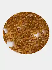 Оранжевый бисер стеклянный/ Бисер для рукоделия и творчества