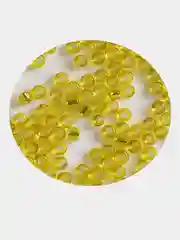 Желтый бисер стеклянный/ Бисер для рукоделия и творчества
