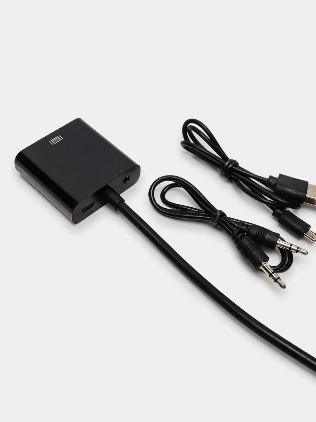 Серый адаптер HDMI на VGA, переходник, конвертер, 3 вида