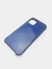 Голубой чехол силиконовый на iPhone 11 Pro