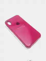 Фуксия чехол силиконовый на iPhone X / XS